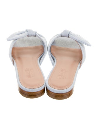 Malone Souliers Bow Accents Slides