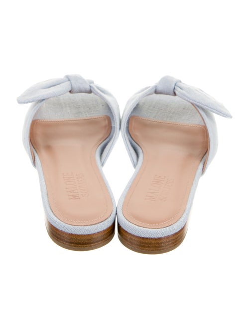 Malone Souliers Bow Accents Slides