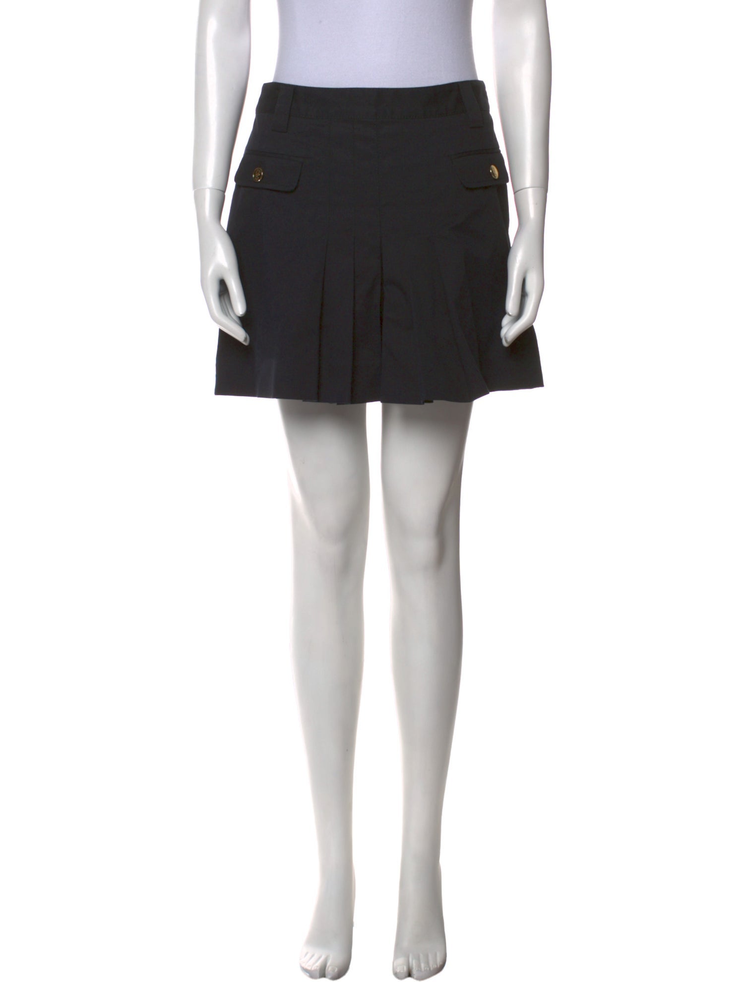 Dolce & Gabbana Pleated Accents Mini Skirt