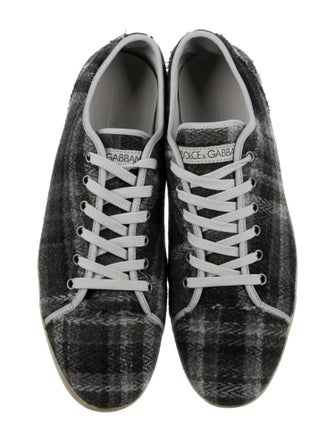 Dolce & Gabbana Tweed Printed Sneakers