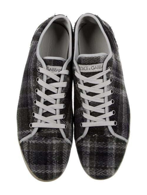 Dolce & Gabbana Tweed Printed Sneakers