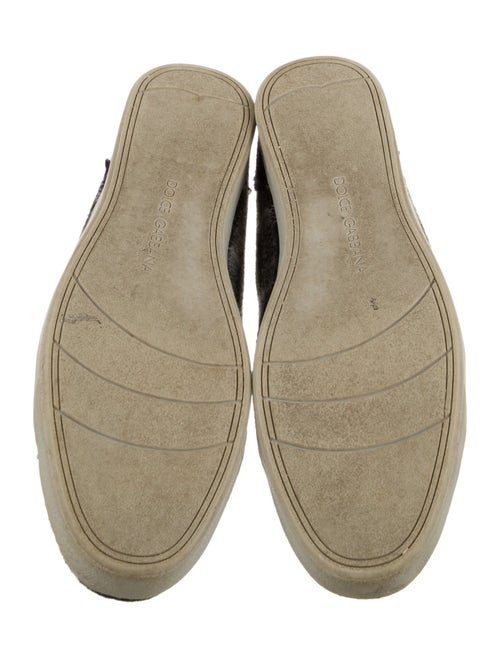 Dolce & Gabbana Tweed Printed Sneakers