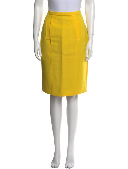 Dolce & Gabbana Virgin Wool Knee-Length Skirt