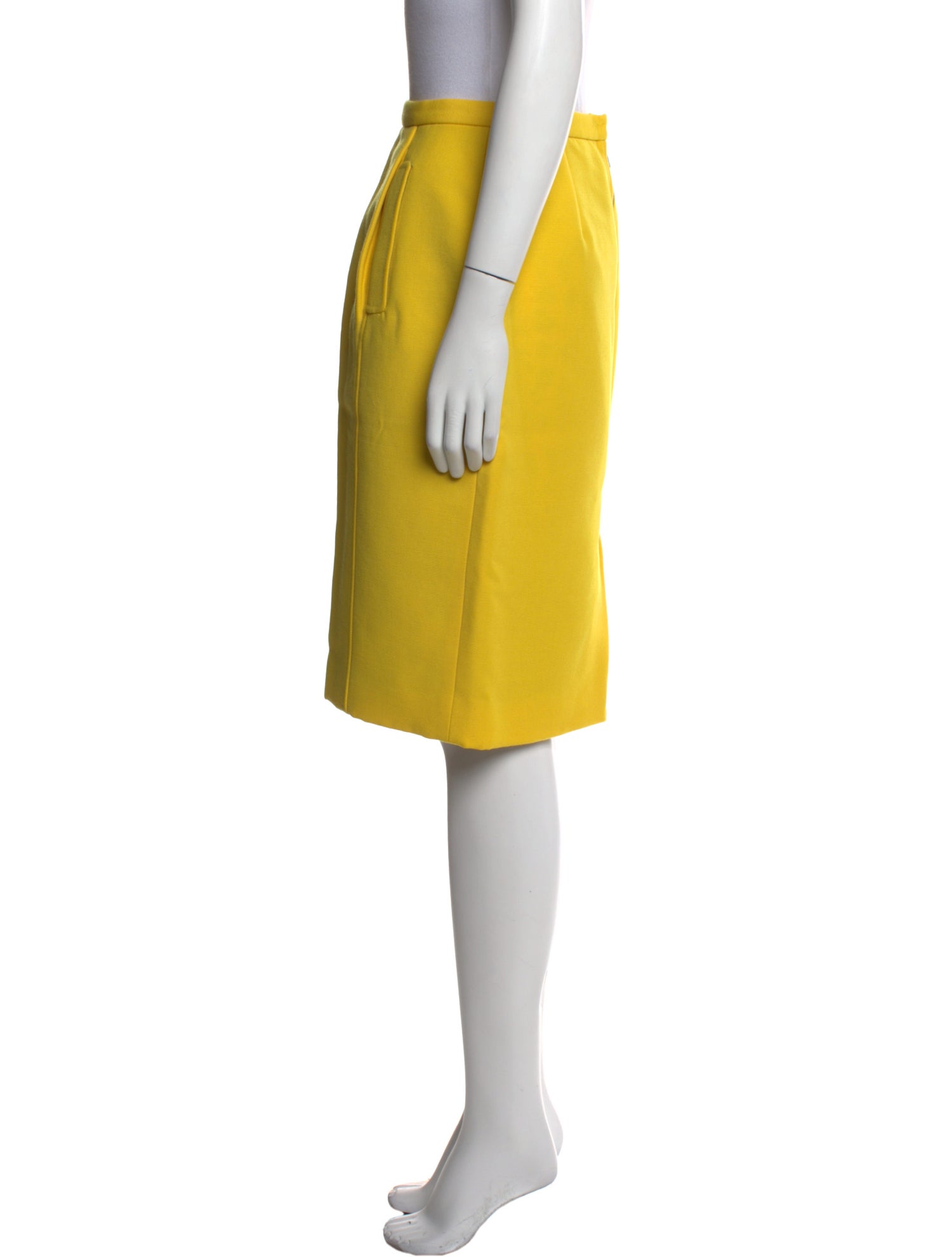 Dolce & Gabbana Virgin Wool Knee-Length Skirt