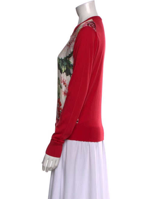 Dolce & Gabbana Silk Printed Sweater