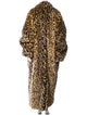 Dolce & Gabbana Animal Print Faux Fur Coat