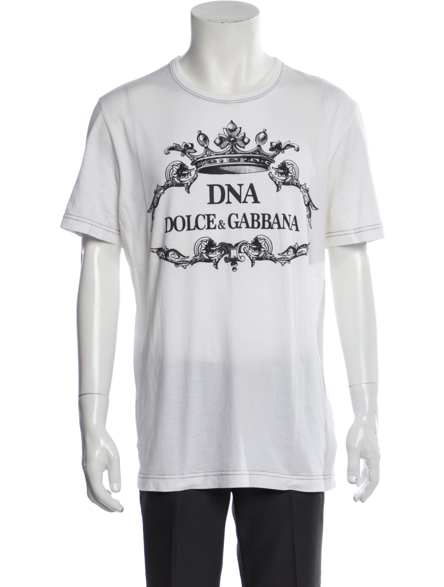 Dolce & Gabbana Graphic Print Crew Neck T-Shirt