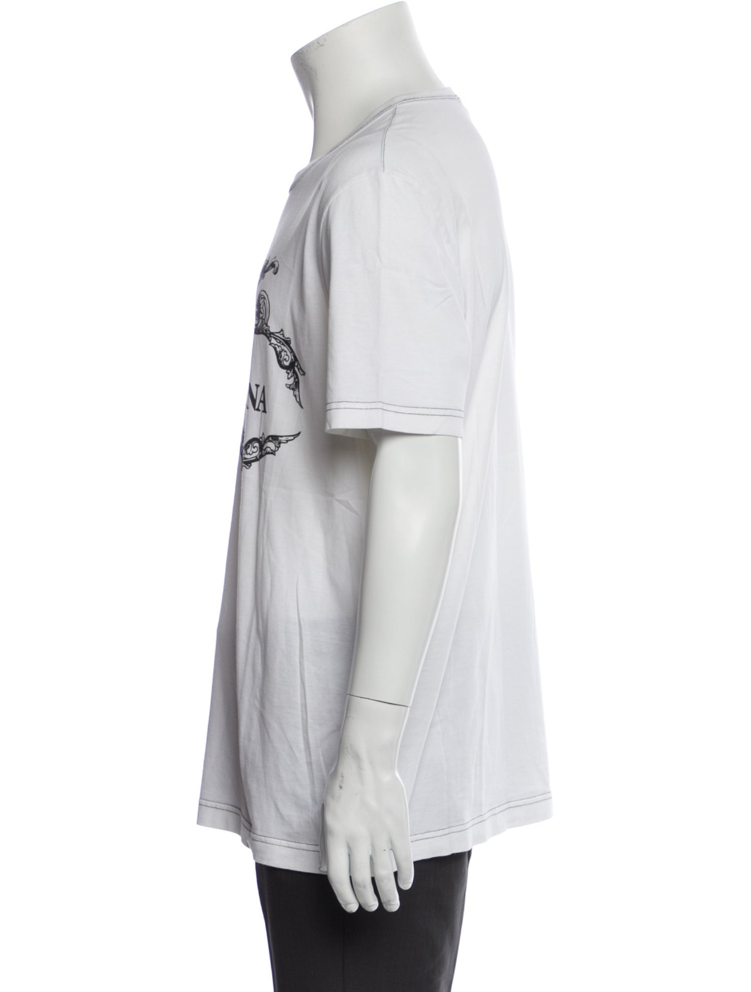 Dolce & Gabbana Graphic Print Crew Neck T-Shirt