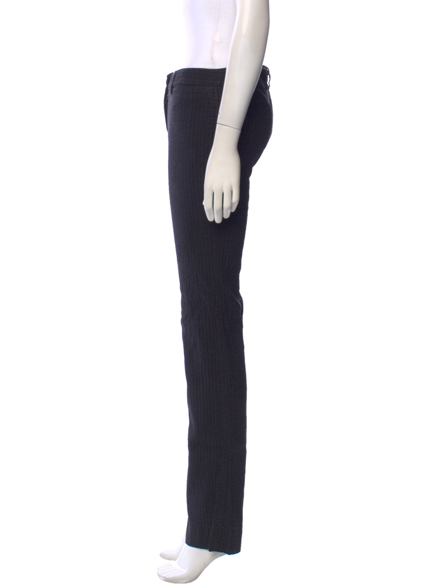 Dolce & Gabbana Virgin Wool Straight Leg Pants