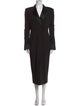 Dolce & Gabbana Virgin Wool Midi Length Dress