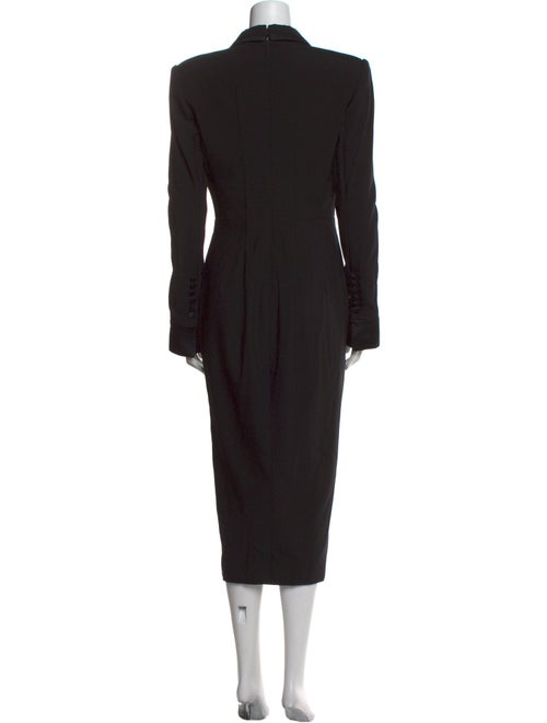 Dolce & Gabbana Virgin Wool Midi Length Dress