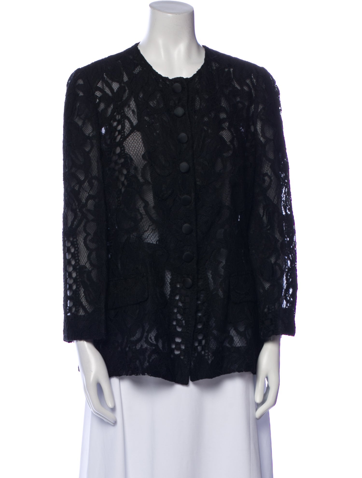 Dolce & Gabbana Lace Pattern Jacket