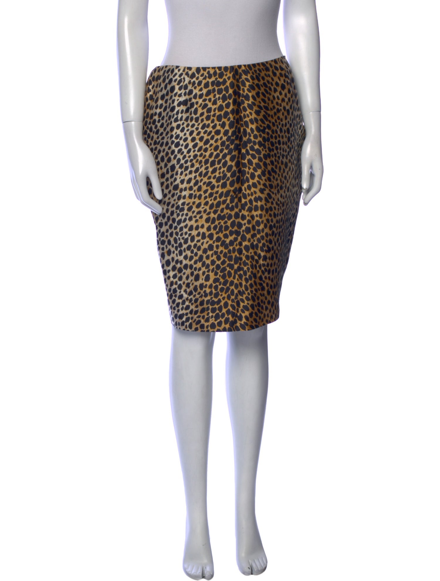 Dolce & Gabbana Silk Knee-Length Skirt