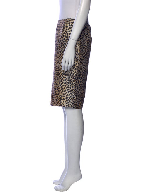 Dolce & Gabbana Silk Knee-Length Skirt