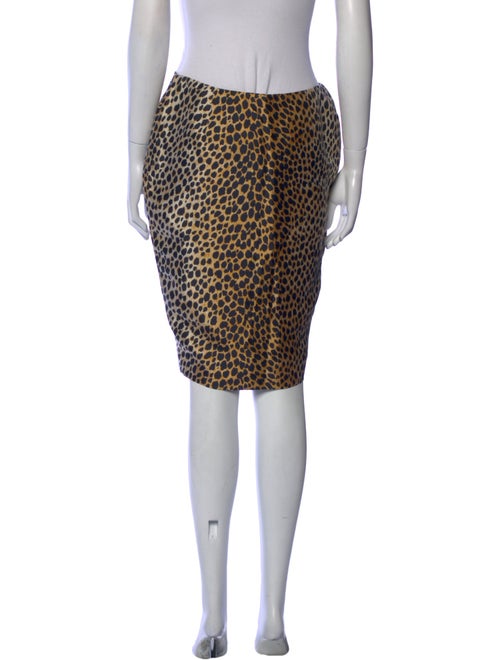 Dolce & Gabbana Silk Knee-Length Skirt