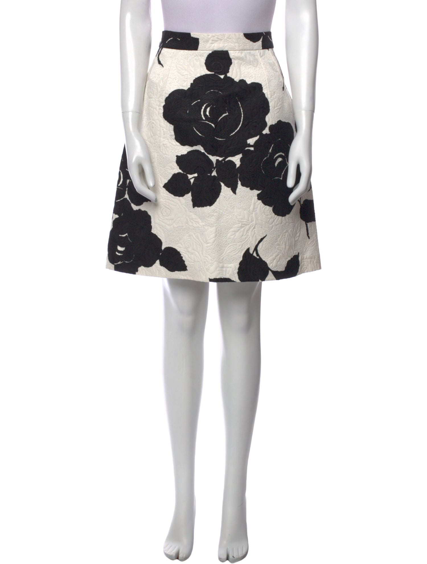 Dolce & Gabbana Floral Print Knee-Length Skirt