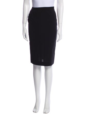 Dolce & Gabbana Virgin Wool Knee-Length Skirt