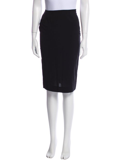 Dolce & Gabbana Virgin Wool Knee-Length Skirt