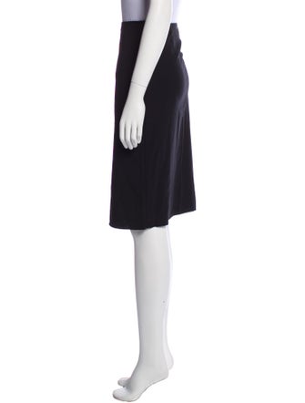 Dolce & Gabbana Virgin Wool Knee-Length Skirt