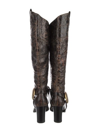 Dolce & Gabbana Leather Riding Boots