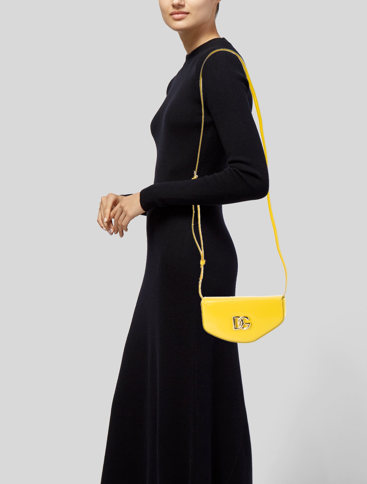 Dolce & Gabbana Patent Leather Crossbody Bag