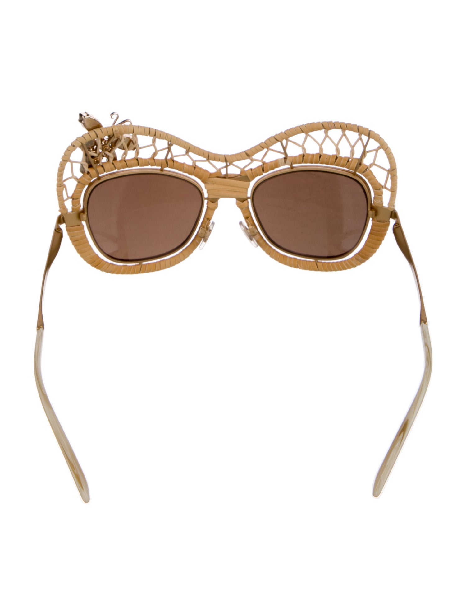 Dolce & Gabbana Oversize Mirrored Sunglasses
