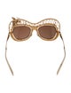 Dolce & Gabbana Oversize Mirrored Sunglasses
