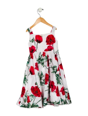 Dolce & Gabbana Cotton Floral Dress