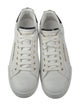 Dolce & Gabbana Faux Pearl Accents Leather Sneakers