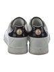 Dolce & Gabbana Faux Pearl Accents Leather Sneakers