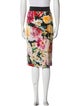 Dolce & Gabbana Floral Print Knee-Length Skirt