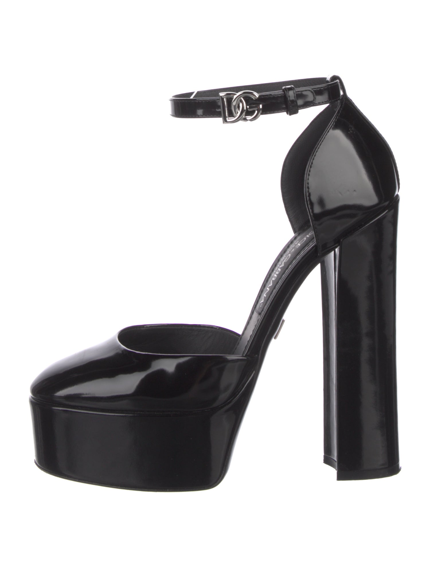 Dolce & Gabbana Patent Leather D'Orsay Pumps
