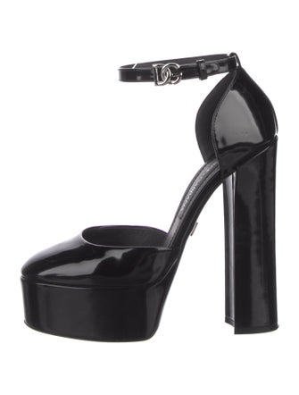 Dolce & Gabbana Patent Leather D'Orsay Pumps