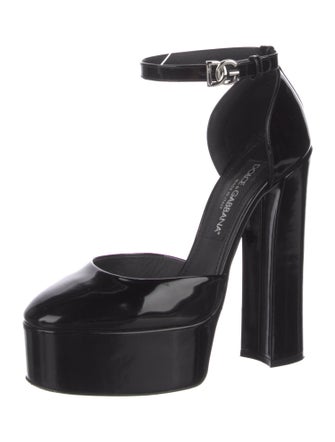 Dolce & Gabbana Patent Leather D'Orsay Pumps