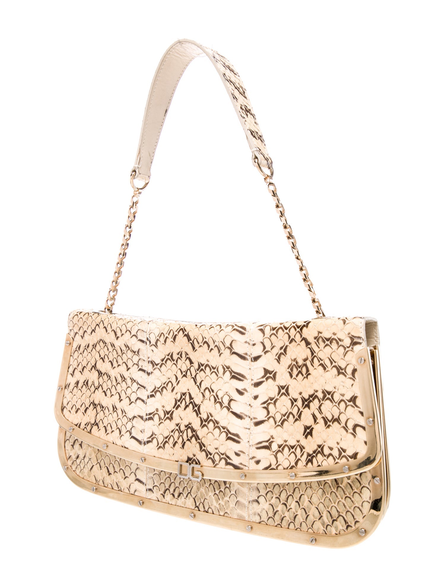 Dolce & Gabbana Snakeskin Evening Bag Vintage