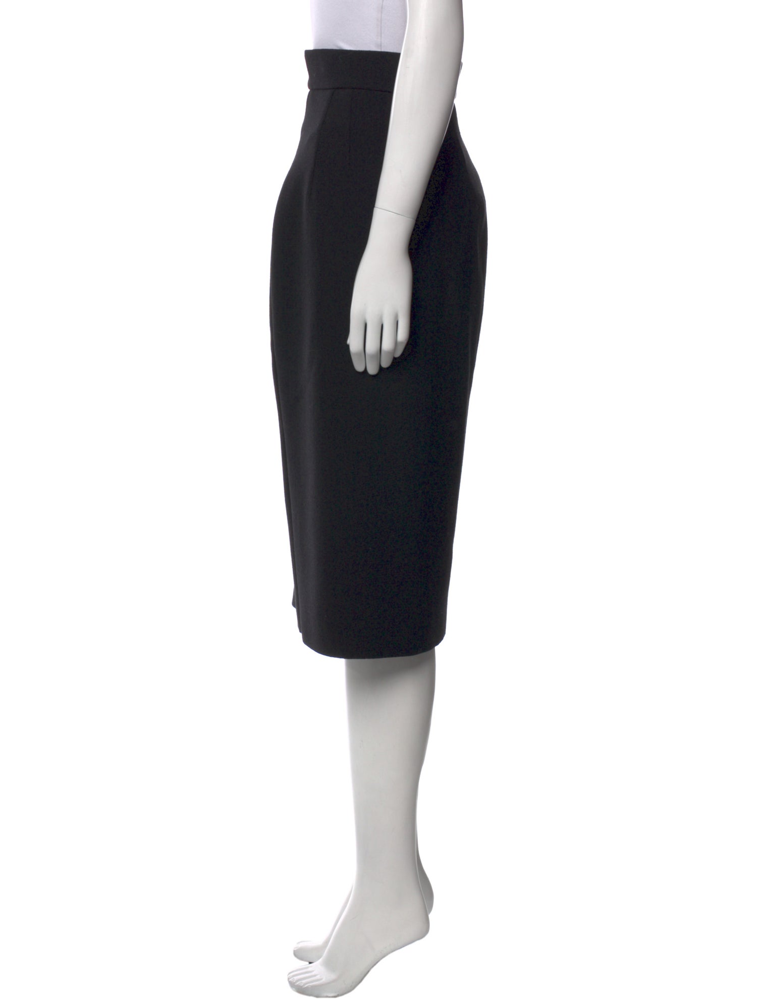 Dolce & Gabbana Pleated Accents Midi Length Skirt