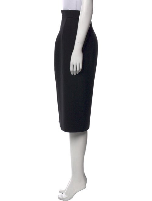 Dolce & Gabbana Pleated Accents Midi Length Skirt