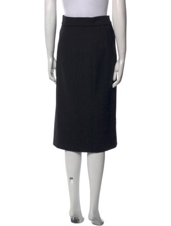 Dolce & Gabbana Pleated Accents Midi Length Skirt