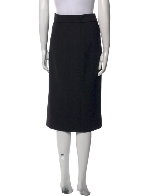 Dolce & Gabbana Pleated Accents Midi Length Skirt