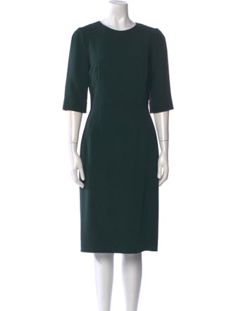 Dolce & Gabbana Crew Neck Midi Length Dress