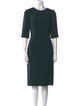 Dolce & Gabbana Crew Neck Midi Length Dress