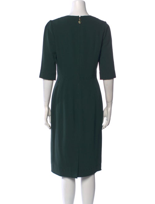 Dolce & Gabbana Crew Neck Midi Length Dress