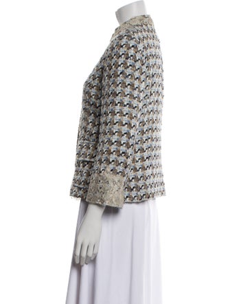 Dolce & Gabbana Tweed Pattern Evening Jacket