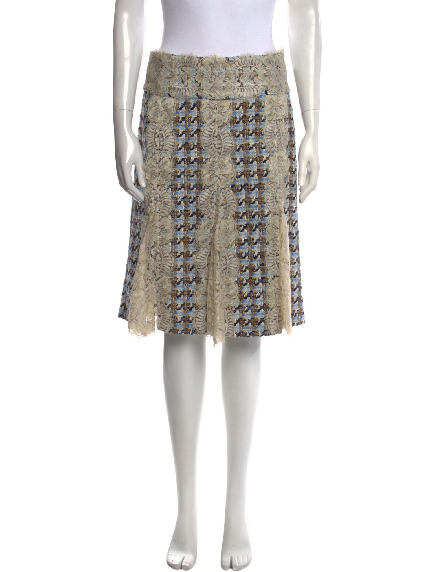 Dolce & Gabbana Lace Pattern Knee-Length Skirt