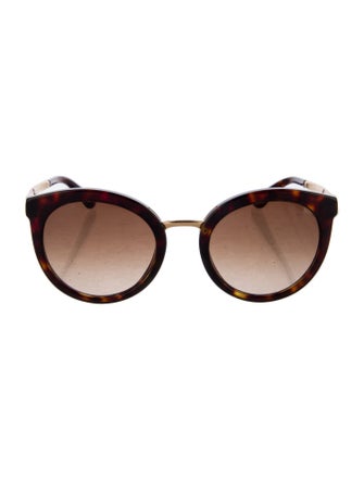 Dolce & Gabbana Gradient Round Sunglasses
