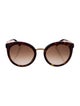 Dolce & Gabbana Gradient Round Sunglasses