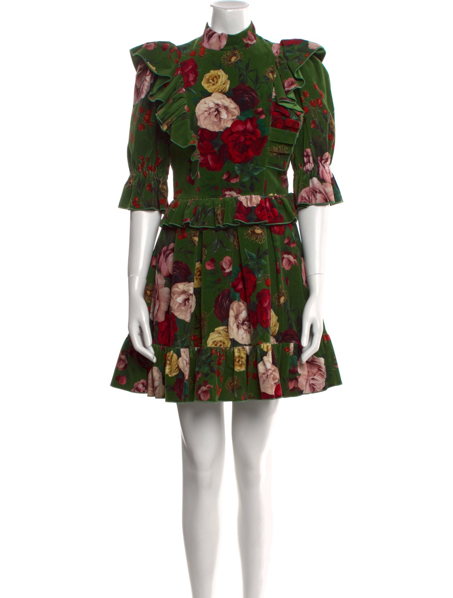 Dolce & Gabbana Floral Print Mini Dress