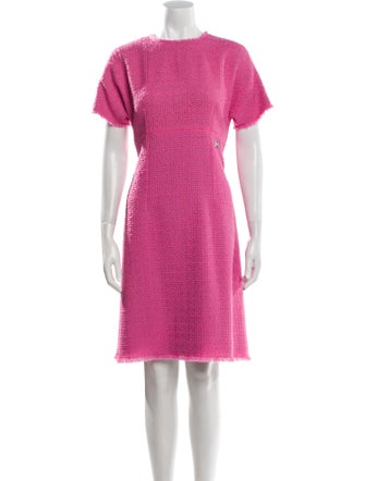 Dolce & Gabbana Wool Knee-Length Dress