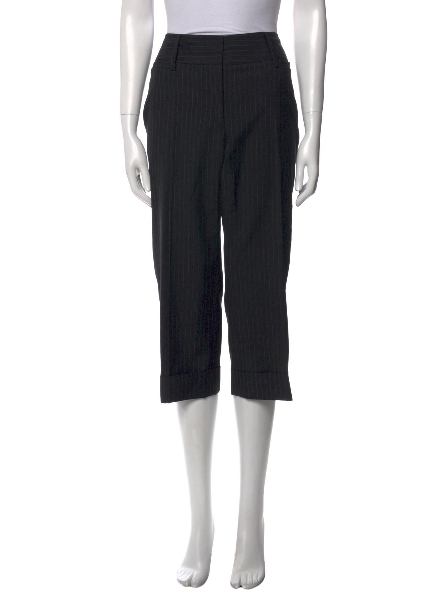 Dolce & Gabbana Virgin Wool Wide Leg Pants