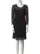 Dolce & Gabbana Lace Pattern Mini Dress